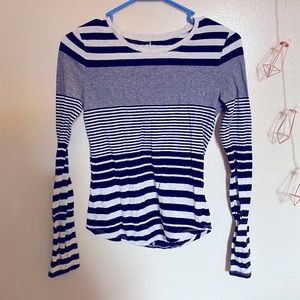 XS long sleeve striped tee.